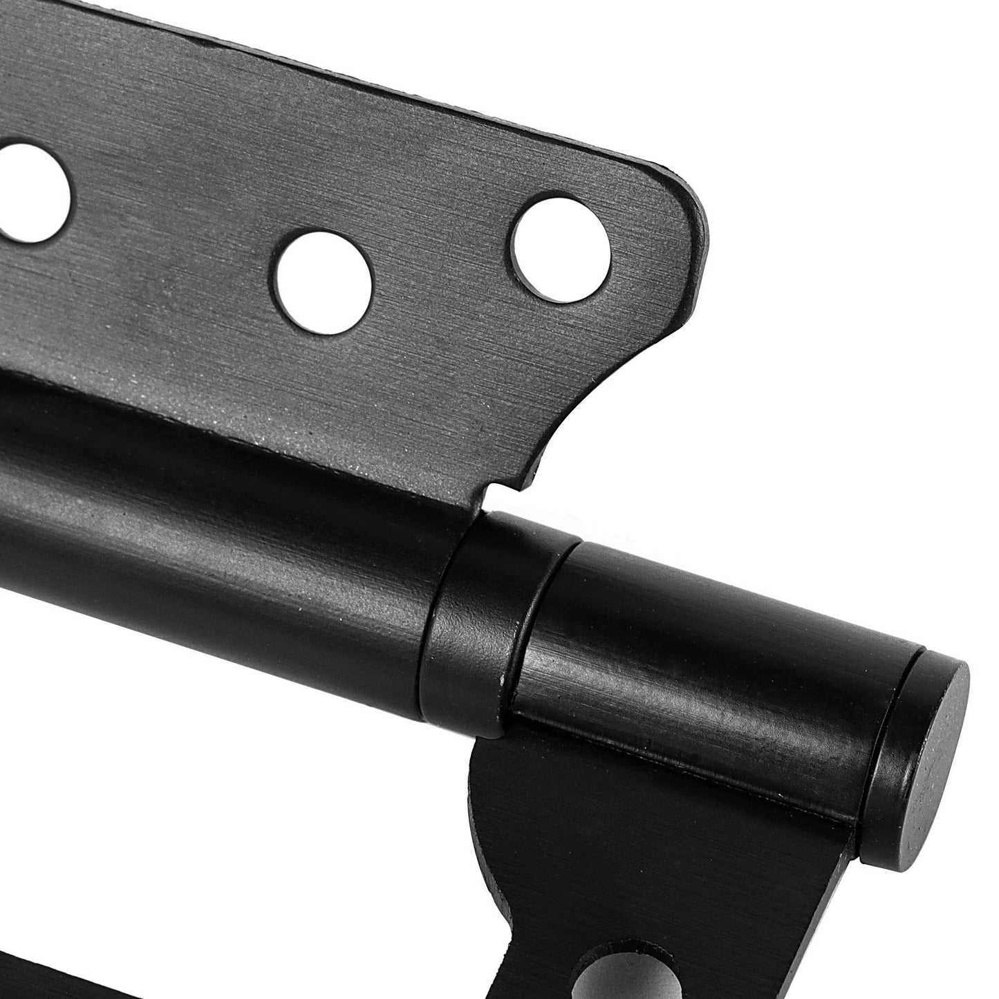 HAKZEON 14 PCS 4 x 3 Inch Black Non Mortise Door Hinges, Heavy Duty Brushed Nickel Flush, Stainless Steel With Screws