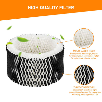 SWF62 Replacement Humidifier Filter Compatible with Sunbeam SWF62-CN1 SWF-62 SWF62 SF-212 SF212 SCM1100 SCM1701 SCM1702 SCM1761 SCM1762 SCM2409 SCM41000 Humidifier, 4 Packs
