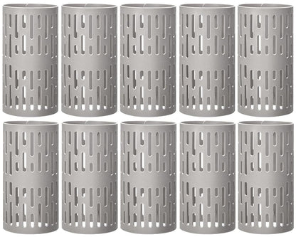 Tree Trunk Protector - 10 PCS Expandable Plastic Plants Stump Protection Guards, Tree Bark Wrap Plant Cages, Garden Nursery Flower Seedlings, Sapling Supports from Weed Trimmer, Small Animals Rabbit