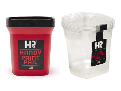Bercom 2500-CT Handy Paint Pail with 6 Packs of Paint Pail Liners BER-2520-CT