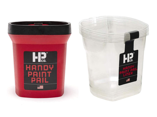 Bercom 2500-CT Handy Paint Pail with 6 Packs of Paint Pail Liners BER-2520-CT