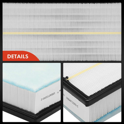 A-Premium Front Engine Air Filter Compatible with Volkswagen Atlas 2018-2023, Atlas Cross Sport 2020-2023, Replace# 3QF129620