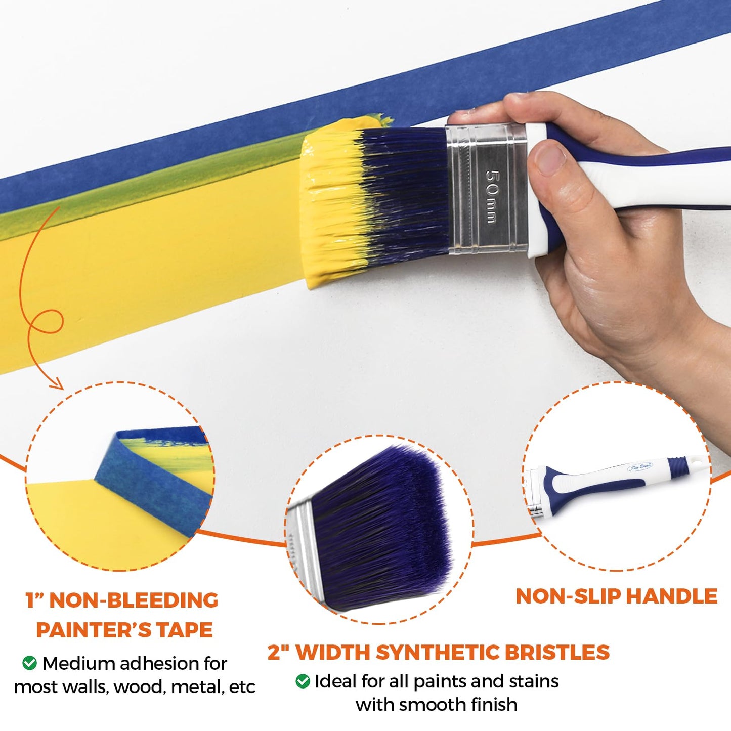 20pcs Small Paint Roller Kit, PinStone 4 inch 2 inch Paint Roller Brush Kit with Foam, Microfiber Covers & Heavy-Duty Paint Tray, Mini Rollers for Painting Walls, Cabinet, Touch-ups Supplies