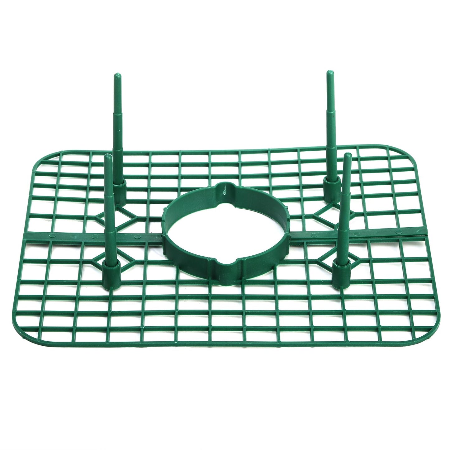 Pumtus 20 Pack Strawberry Plant Supports, Square Growing Rack with 4 Sturdy Legs, Plastic Strawberry Plant Stand Holder, Strawberry Growing Frame Holder Cage, Keeping Berries Clean