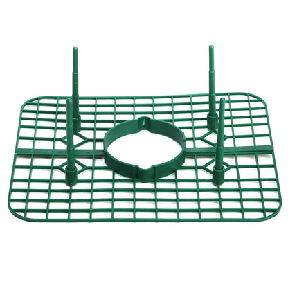 Pumtus 20 Pack Strawberry Plant Supports, Square Growing Rack with 4 Sturdy Legs, Plastic Strawberry Plant Stand Holder, Strawberry Growing Frame Holder Cage, Keeping Berries Clean