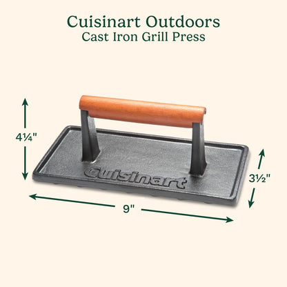 Cuisinart CGPR-221 Cast Iron Grill Press