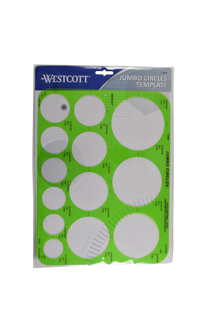 C-Thru Jumbo Circles Template (T-826)