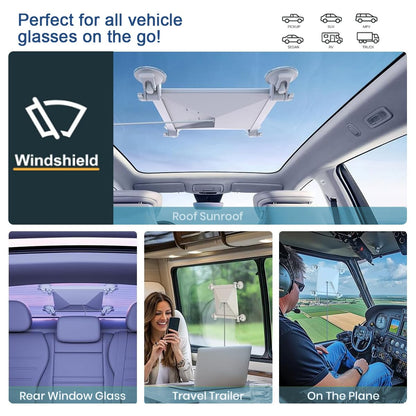 Starlink Mini Car Mount for Dashboard - iSmoothear Starlink Mini Suction Cup Mounting Kit for Windshield & Dashboard, Ensures Strong Hold, Stable Signal & Secure Driving for Most Vehicles