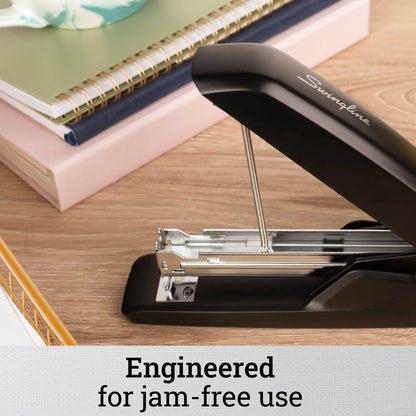Swingline Stapler, Eco Version Desktop Stapler, 15 Sheet Capacity, Black, 2 Pack (S7054501AZ)