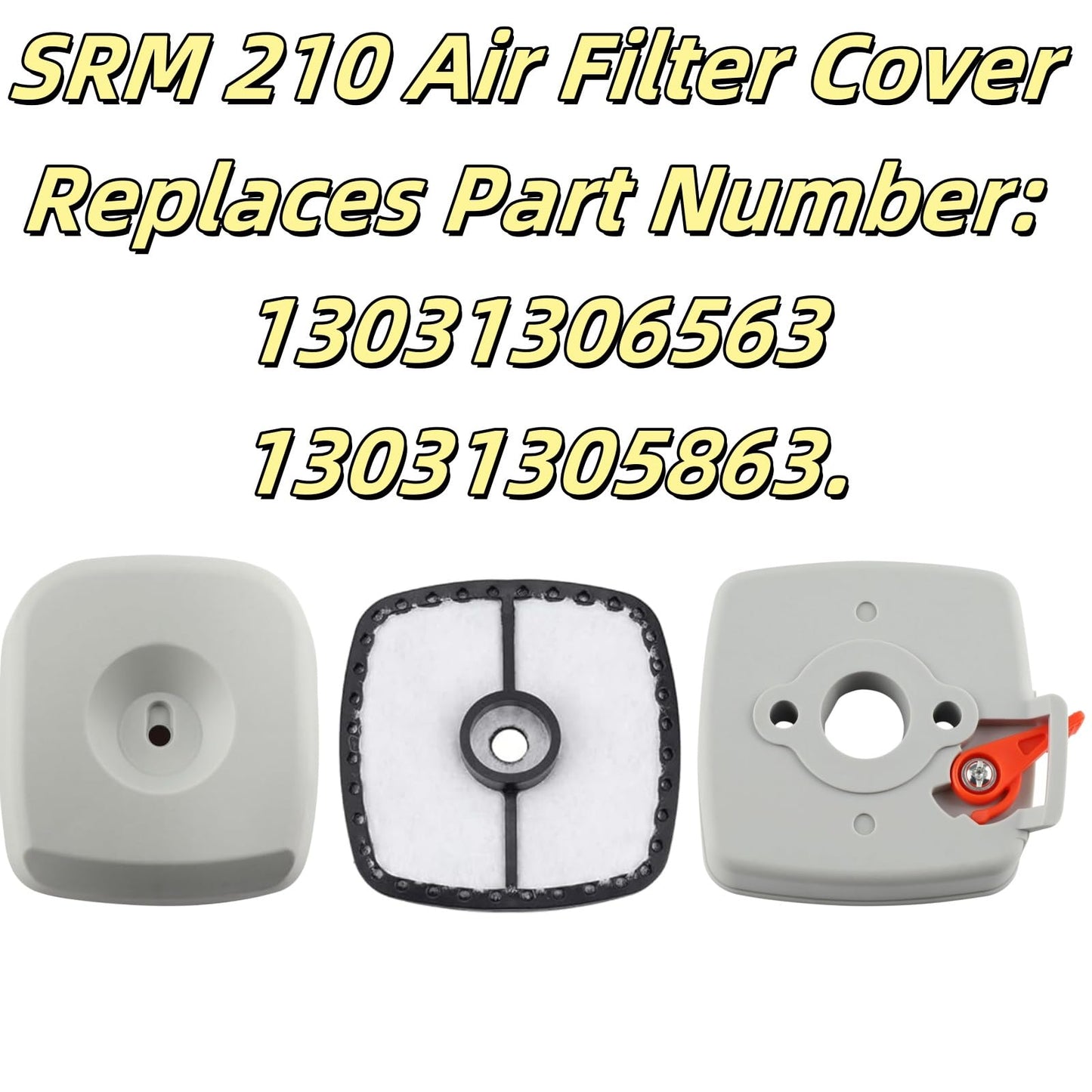CAFEZAYO SRM 210 Air Filter Cover Kit Fits for Echo SRM210 SRM-230 SRM230 GT-200 GT-230 PE-230 ES-250 PE-231 PB-250 PB-250LN Trimmers Brushcutter Pruner Blower