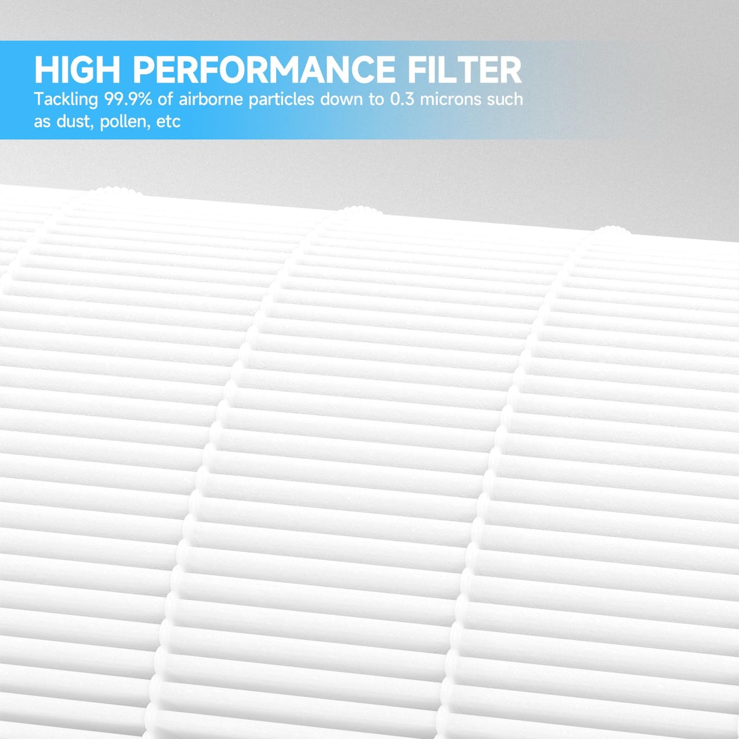 PU-P05 True HEPA Replacement Filter Compatible with FULMINARE PU-P05 Air Purifier, 3-in-1 High-Efficiency Air Filter, 2 Pack