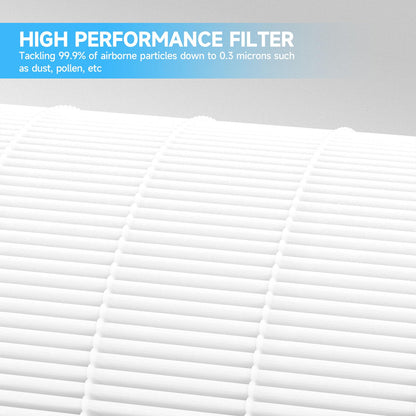 PU-P05 True HEPA Replacement Filter Compatible with FULMINARE PU-P05 Air Purifier, 3-in-1 High-Efficiency Air Filter, 2 Pack