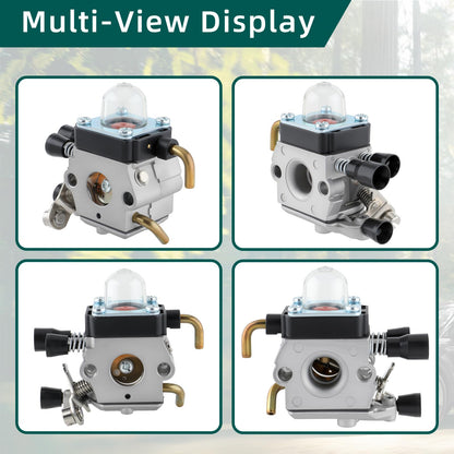AUTOKAY C1Q-S97 Carburetor for Stihl FS38 FS45 FS46 FS55R FS55RC KM55 HL45 FS45L FS45C FS46C FS55C FS55 Carb Weed Eater with Air Fuel Filter Tune-up Kit