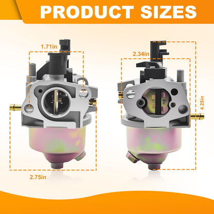 Triumilynn 196cc Carburetor for Champion Power Equipment 3500 4000 3000 Watt, 6.5 HP OHV Engine Carburateur, 46561 46558 46539 46551 46555 40026 46514 45633, 196cc Carburateur