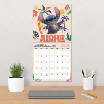 2026 Lilo and Stitch Live Action Wall Calendar