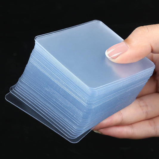 80PCS MILEQEE Double Sided Wall Tape Heavy Duty, Nano Double Sided Sticky Pads, Strong Adhesive Squares, Double Sided Transparent Mounting Tape, Washable Reusable Clear Adhesive Gel Pads Tapes