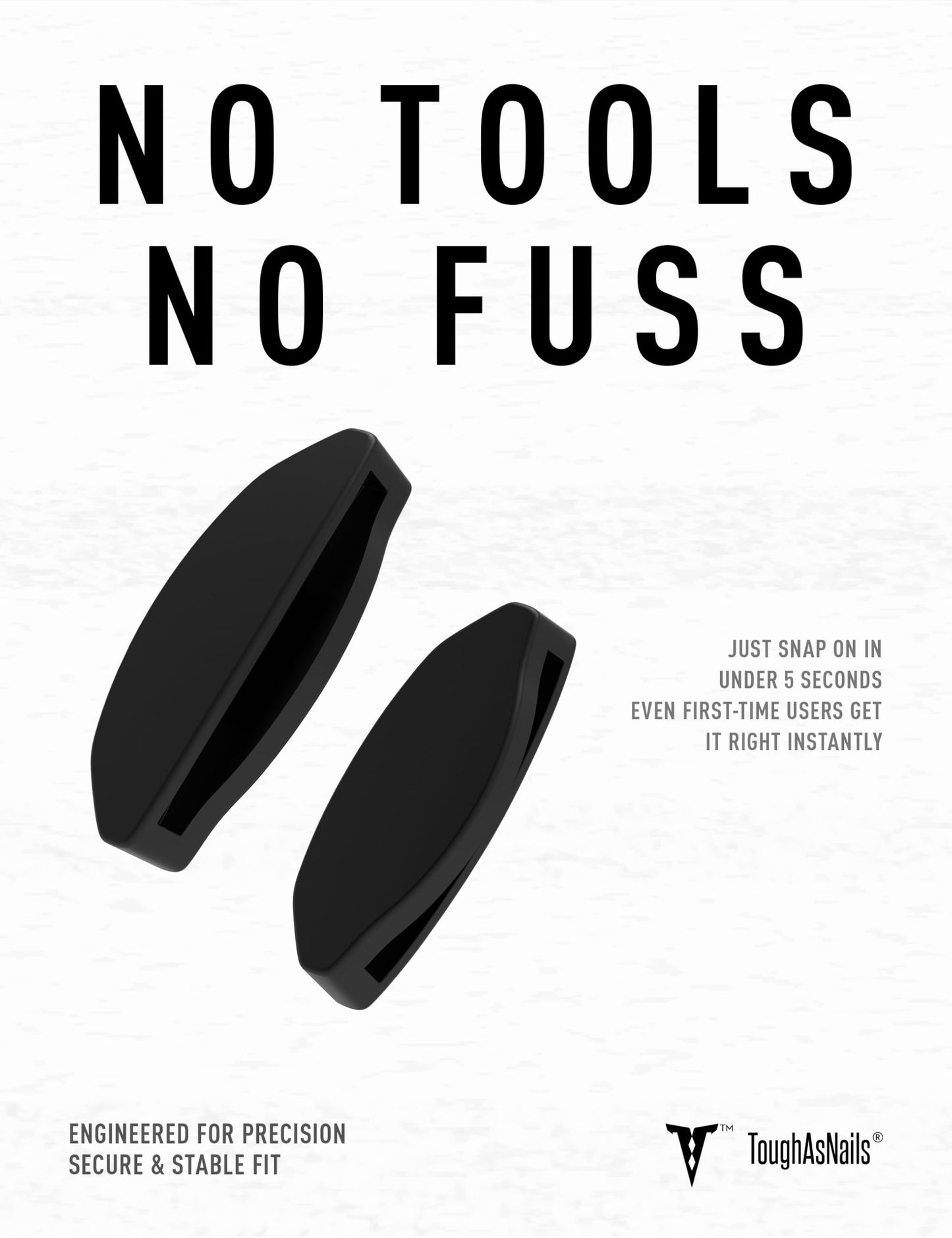 ToughAsNails Replacement Nose Pads for Oakley Frogskins Range OO9284/Frogskins Range XL OO9503/HSTN OO9242/HSTN Metal OO9279, Black Nose Pads, HSTN