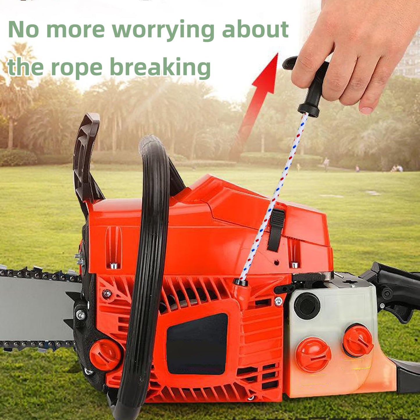SSFOLPFEE High Strength Recoil Starter Rope, 4.0mm × 100FT, Heavy Duty Pull Cord for Briggs & Stratton, Honda, Generator, Lawn Mower, Snowblower