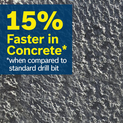 BOSCH HCK005 5 Piece Carbide-Tipped SDS-Plus Rotary Hammer Drill Bit Set