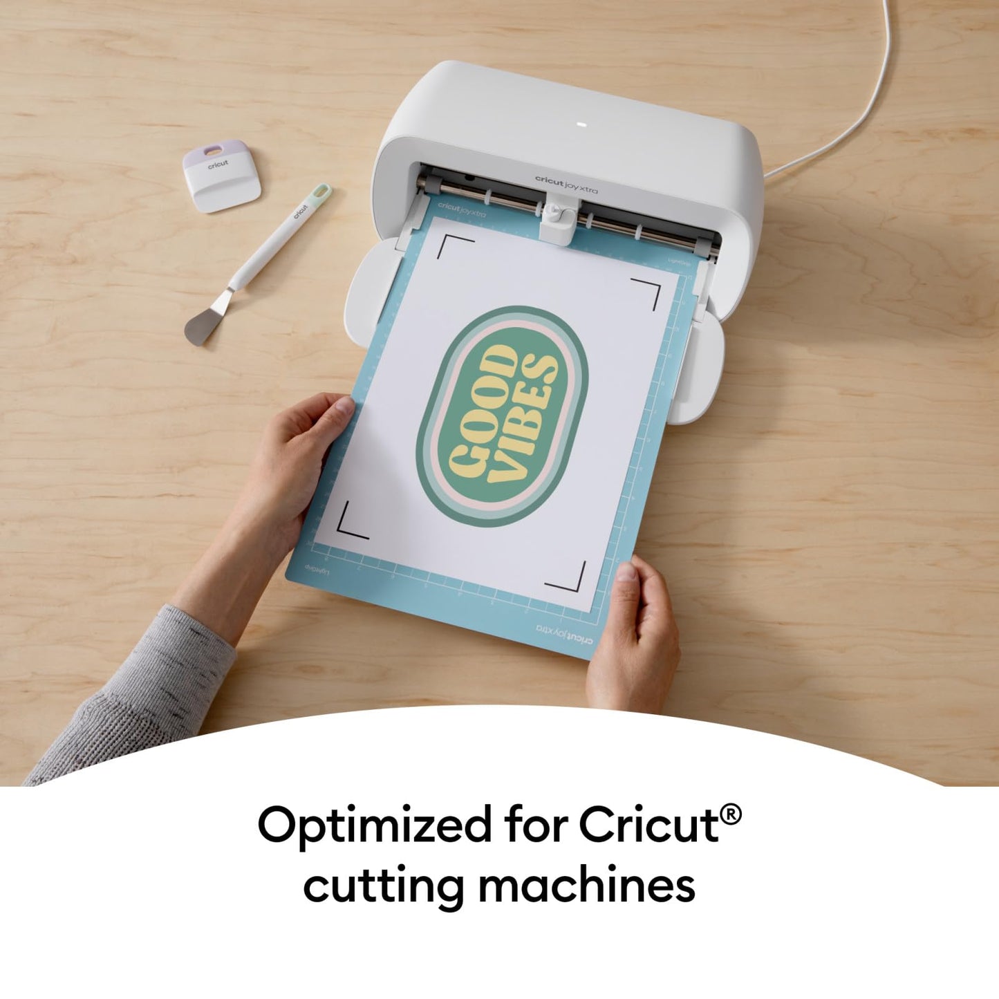 Cricut Printable Iron-On for Light Fabrics, 20 Sheets (8.5" x 11") - Print HTV Compatible with Inkjet Printers - for Joy Xtra, Explore, & Maker Machines