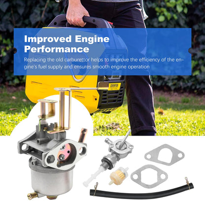 Anxingo C40005 Carburetor Kit, Replacement for Champion Power Equipment 80cc 1200 1500 Watt 2.4HP Gas Engine, Replaces C40048 C42013 C42412 C42412-1 CSA42412