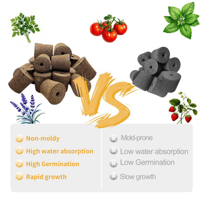 YDKYD 20pcs Grow Sponges, Seedless Replacement Seed Pods Compatible with Click and Grow Smart Garden, Refill Seed Starter pod for Hydroponics Growing System Supplies