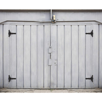 6 Pack Heavy Duty Gate Hinges - 5 Inch Barn Door Hinges Strap Hinges - Shed Door Outdoor Hinge Black T Hinge for Wood Fence