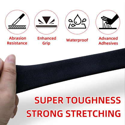 WELSTIK Rubber Grip Tape, Ultra Strong Waterproof Anti Slip Tape with Textured Adhesive for DIY Tools & Gadgets (Black, 2In x 33Ft)