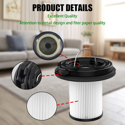 4 PCS HEPA Filter for Bissell CleanView XR 200W / CleanView XR Pet 300w/ Powerlifter Turbo, Sweeper Filter Element, 3789, 3789U, 3789X, 3797, 3797V, 3797W Compatible