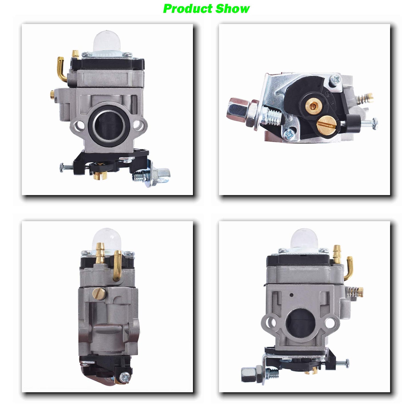 ALL-CARB Carburetor 300486 Kit Replacement for Earthquake E43 E43WC E43CE MC43 MC43E MC43CE 43cc Tiller Carburetor