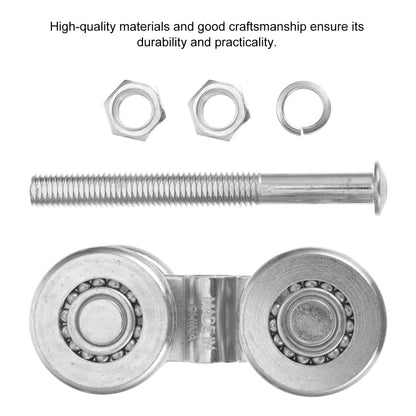 iplusmile Sliding Door Roller 4.33 Inch Steel Track Roller Wheel for Industrial Sliding Doors Heavy Duty Barn Door Pulley Replacement with Durable Hanging Wheel