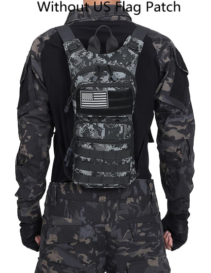 ATBP Insulated Water Hydration Pack Bag with 3L TPU Bladder Tactical Molle Hydration Backpack for Hiking Cycling Running