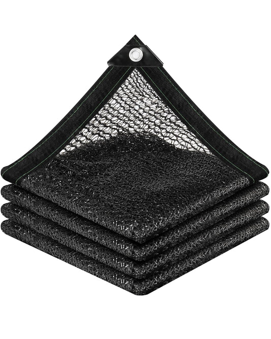 vensovo 30% Sunblock Shade Cloth Net Black Resistant - 8x12 Ft Garden Shade Mesh for Plant Cover, Greenhouse, Chicken Coop, Kennels, Tomatoes Plants
