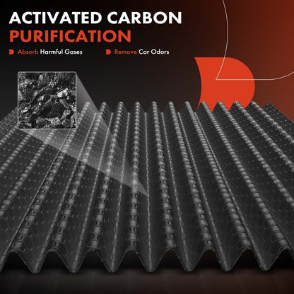 A-Premium 2-PC Cabin Air Filter with Activated Carbon Compatible with Ford Edge, Fusion & Lincoln Continental, MKX, MKZ, Nautilus, 2013-2023, Replace# DG9Z19N619A