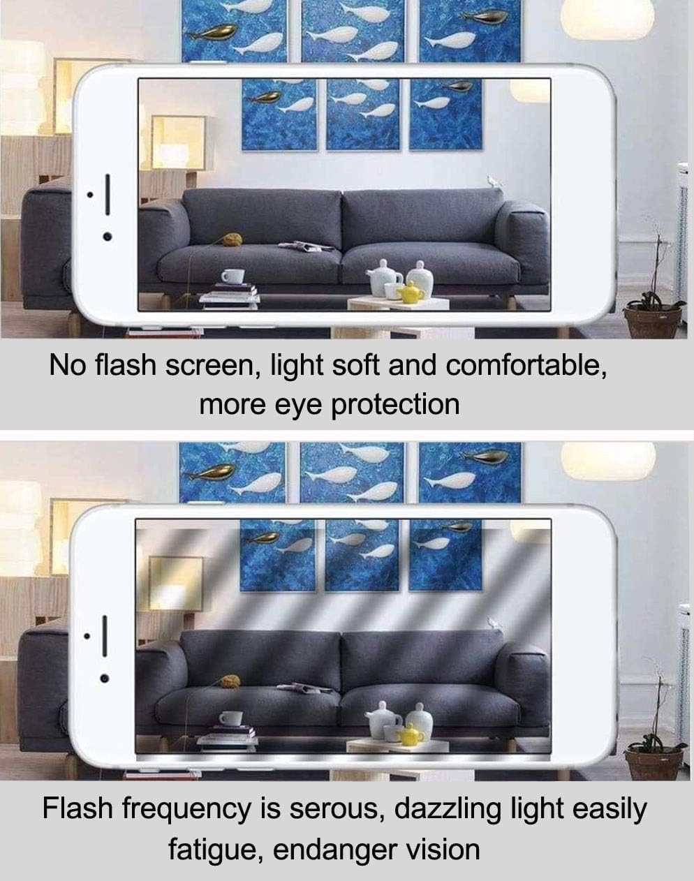 Vinaco E12 LED Bulb, 6 Pack E12 Candelabra Bulb 4 Watt Warm White 3000K, High Brightness 400LM & 25000+ Long Lifespan E12 Bulb, E12 Candelabra Base, E 12 Light Bulb for Ceiling Fan Light Bulb