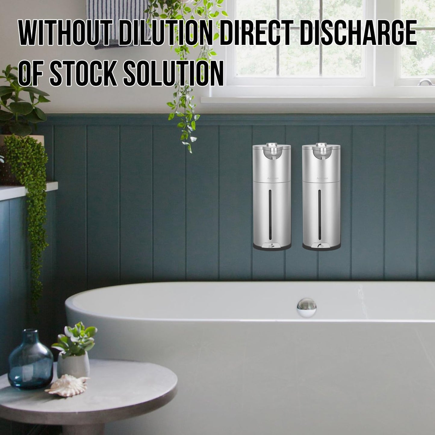 Aunmaon Automatic Soap Dispenser Touchless,Upgrade Adjustable Volume for Thick and Thin Liquid Battery Hand AndDish Soap Dispenser for Kitchen Bathroom