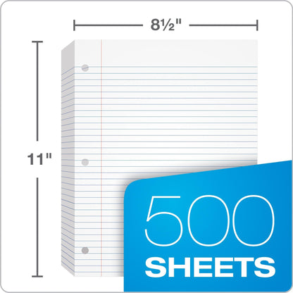 Tops 62349 11x8-1/2, 5/16-Inch Mediumweight 16-lb. Filler Paper, College Rule, 500 Sheets/Pack
