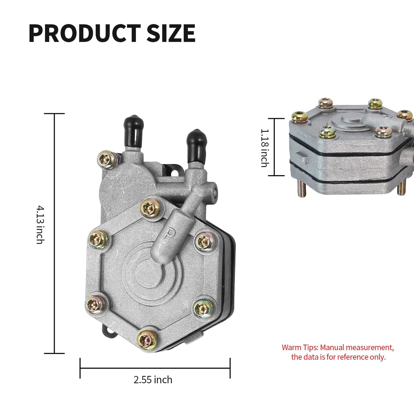 VIKKSAER 2520227 Fuel Pump, Replacement for Polaris Sportsman 325 400 500 600 700 Magnum 325 330 500 2X4 4X4 outlaw 450 500 525 Trail Blazer 330 Trail Boss 330 Scrambler 500 Predator 500 Xpedition 325