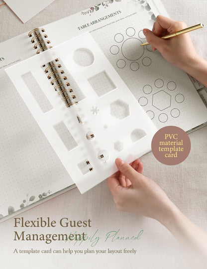 Wedding Planner Book and Organiser for Weddings: Engagement Gifts for Couples With Interchangeable Photo Cover - Wedding Gifts for Bride With Checklists, Budget Tracker, Guest List & Timeline 11.5 * 10.5in