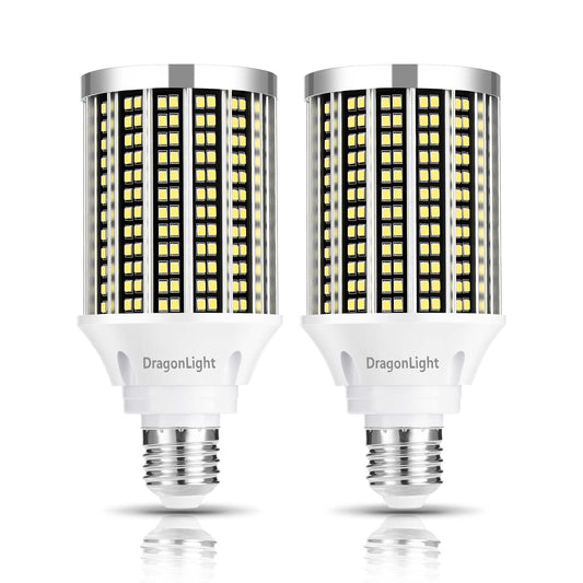 DragonLight 30W Super Bright Corn LED Light Bulbs(250 Watt Equivalent) E26 Base 6000K Daylight 3,600 Lumens LED Lamp for Residential and Commercial Lighting [Twin Value Pack]