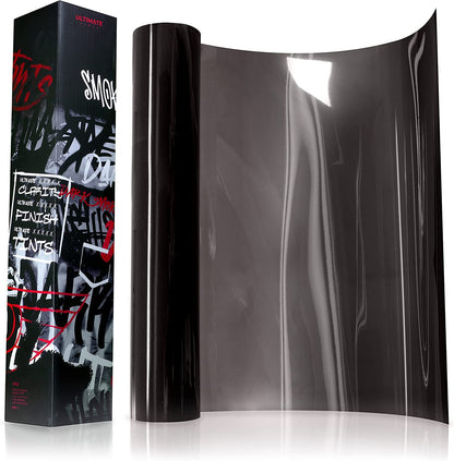 VViViD+ Ultimate Headlight Taillight Tint Vinyl Wrap (Dark Smoke, 12" x 7ft)