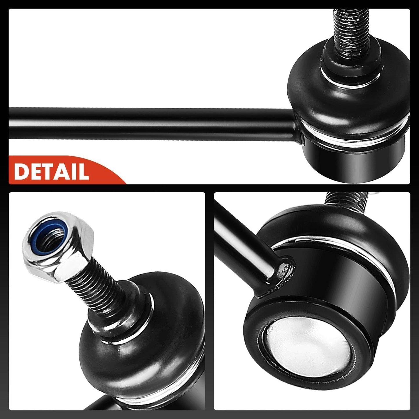 A-Premium 2Pcs Front Sway Bar Links Stabilizer Bar Links, Compatible with Toyota & Ford & Mazda & Mitsubishi & Mercury - 2001-2020 - RAV4 Escape 6 CX-5 CX-9 Tribute Eclipse Galant Endeavor Mariner