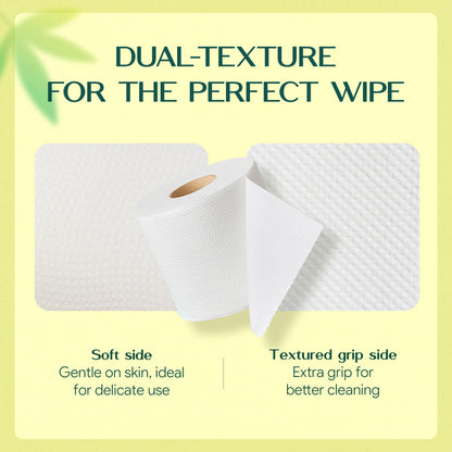 100% Bamboo Toilet Paper | 3-Ply – Strong & Absorbent | Tree-Free, FSC Certified, BPA/PFAS-Free | Septic-Safe, Lint-Free | 6 Rolls (1800 Sheets) | PALM NAKI