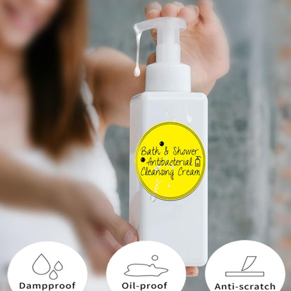4 Inch Large Yellow Round Thermal Labels, 300 Labels/Roll,Self-Adhesive Circular Inventory Stickers, Multi-Purpose Round Roll Thermal Printing Stickers for Business and Domestic Use
