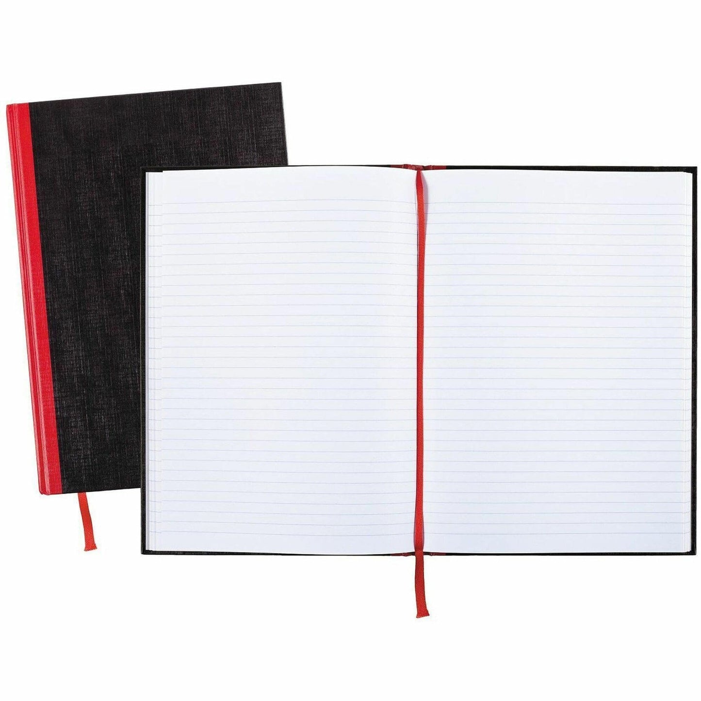 Black n' Red Hardcover Executive Notebook, 11.75 x 8.25 Inches, Black, 96 sheets/192 pages (D66174)