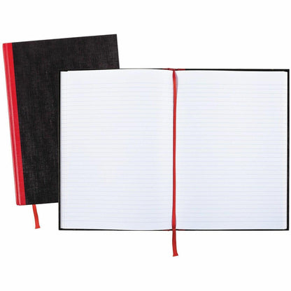 Black n' Red Hardcover Executive Notebook, 11.75 x 8.25 Inches, Black, 96 sheets/192 pages (D66174)