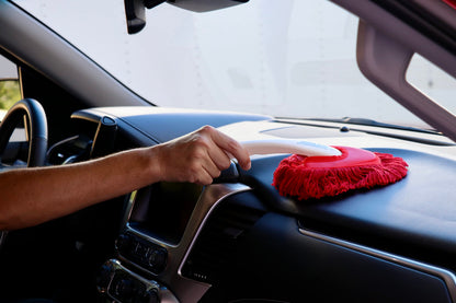 The Original California Car Duster 62447-8B Mini Duster, Red