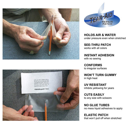 Tear-Aid Repair Airhead Tear-Aid Vinyl Repair Kit, Packaging May Vary,multicolor,1 Pack,D-KIT-B01-100