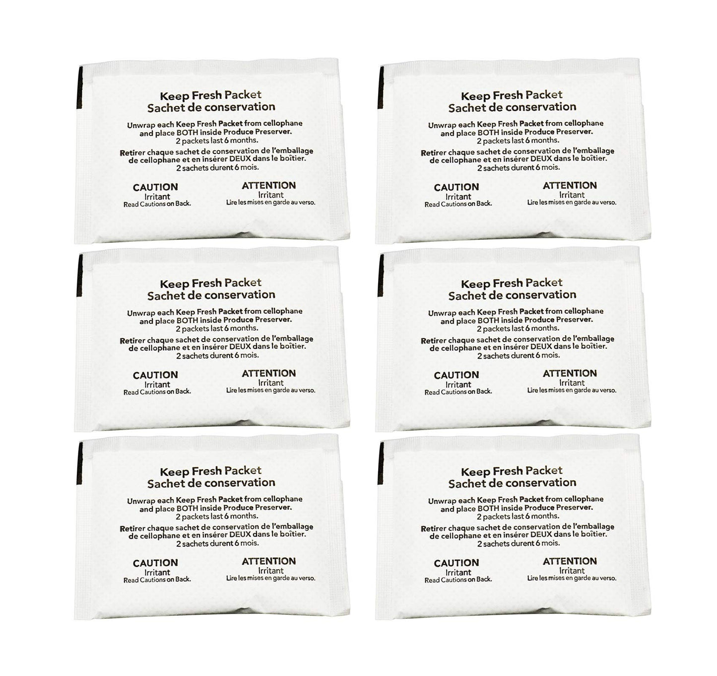 W10346771A Refrigerator Produce Preserver Replacement (6 Packets-3 Pack) by ATMA SUPPLY-Replace W10346771 2117689 AH3503014 EA3503014 PS3503014 W10346772 W10614431A