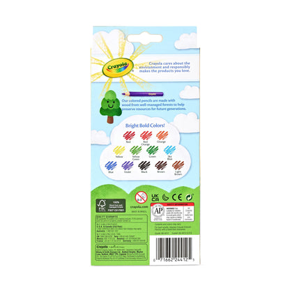 Crayola 68-4412 12 Piece Erasable Colored Pencils